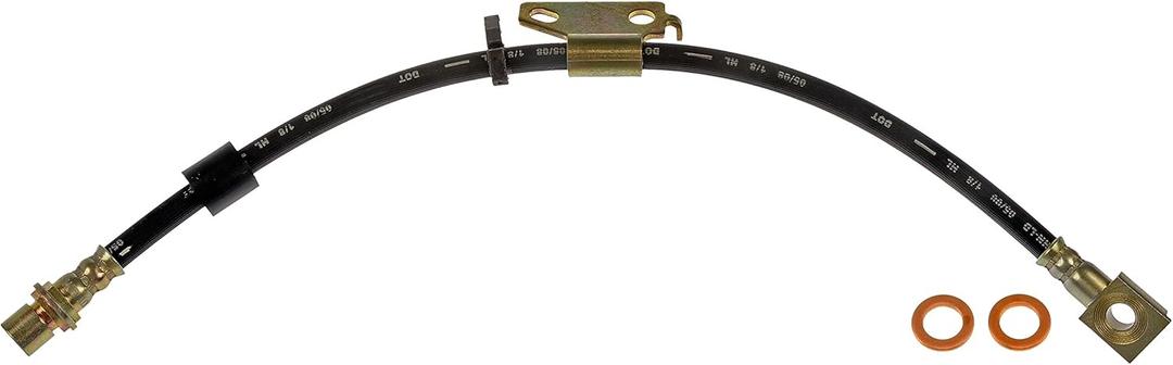 Dorman H621025 Front Passenger Side Brake Hydraulic Hose Compatible with Select Ford / Lincoln Models