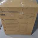 Single Serve Coffee Maker for K-Cup and Ground Coffee, Fast Brew, 6-12 oz Brew Sizes One Cup Coffee Machine Fits 5.5" Mugs, One-Button Small Coffee Maker with Descaling Reminder,Black (9.45 Inches)