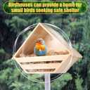 Cedar Dove Nesting Box Mourning Dove Nesting Box Bird Nesting Material Wooden Birdhouse Shelter for Bird Pigeon Nesting Roosting Platform Birdhouse Outdoors Garden Decoration