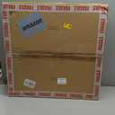 SHYFOY Decorative Wall Clock, 22 inch Mirrored Large Wall Clock, Silver Modern Silent Wall Clocks Diamond Beveled Frame Edge, Home Art Deco for Living Room, Dining Room