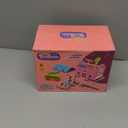 Pink Kids Tool Set (18 PCS) Pretend Play Construction Kit with Tool Box & Manual Drill