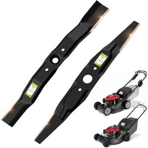 Lawn Mower Blades for Honda HRR216 HRM215 Series, High Lift Mulching Blades for Walk Behind Mowers, 21" Twin Blade Set Replaces OEM no. 72531-VE2-020, 72511-VE1-020 (Set of 2)