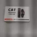 Cat Training Collar Cat Bark Collar with Remote Electric Cats Shock Collar 3300FT IP67 Waterproof 3 Training Modes Beep Vibration Shock Mode Top Meowing Effective for Bad Behavior Rose Pink