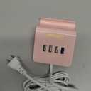 iHome 4 Port USB Charging Hub with Phone Holder Pink
