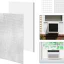 Window Air Conditioner Insulated Foam Panels, Air Conditioner Window Seal Kit,Winter Summer, Foam Block Prevent Cold/hot Air Leakage.