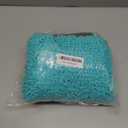 Smiry Luxury Chenille Bathroom Rugs 24x16, Extra Soft and Absorbent Shaggy Bath Mat, Machine Washable, Non-Slip Plush Carpet Runner for Tub, Shower, and Floor, Home Decor Accessories, Turquoise