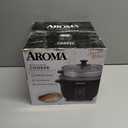 Aroma Housewares ARC-363-1NGB 3 Uncooked/6 Cups Cooked Rice Cooker, Steamer, Multicooker, 2-6 cups, Black
