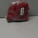 24 Inches Knitted Christmas Tree Skirt for 3-4Ft Tree, Small Tree Skirts for Pencil Tree, Cable Knit Red Thick Christmas Tree Mat, Rustic Farmhouse Decorations Xmas Home Party Holiday Decor Red 24