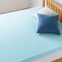 Best Price Mattress 4 Inch Ventilated Memory Foam Mattress Topper, Cooling Gel Infusion, CertiPUR-US Certified, Dorm Essentials, Twin XL