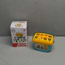 Playkidz Shape Sorter Baby and Toddler Toy, ABC and Shape Pieces, Sorting Shape Game, Developmental Toy for Children 18 Months+