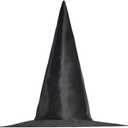 Classic Black Witch Hat - Perfect Halloween Costume Accessory For Fun Parties & Magical Celebrations - 1 Pc