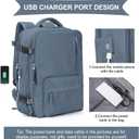 WONHOX Large Travel Backpack Carry on Flight Approved Laptop Work Business Backpack for Women Men Mochila de Viaje