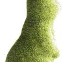 Decorative Decorations for Easter Bunny Gifts, Moss Green Flocking Sculpture, Garden Courtyard Family Gathering Celebration Decorations (9.5in Standing Rabbit)