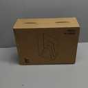 YUXUN Crystal-Clear Acrylic File Organizer, 3-Tier Vertical Desk Organizer for Home & Office, Space-Saving Wall Mount or Desktop Use