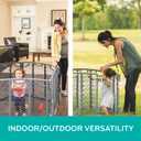Evenflo Versatile Play Space Adjustable Play Area, Plastic, 8-Panel (Cool Gray)
