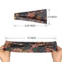Boho Headbands For Women Fashion Wide Headband Yoga Workout Head Bands Hair Accessories Band 6 Pack (Flower 3)