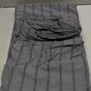 AveLom Queen Duvet Cover Set, 3 Pieces - 90 x 90 in, Dark Gray Microfiber with Zipper and Ties