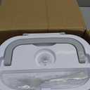 LAVAED Heated Lunch Box Warmer - 80W Electric Lunch Box for Adults - 2 in 1 Food Heater for Car/Truck/Office/Outdoor - BPA Free