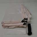 Garden Plants Shade Cloth with Grommets 240x95 inch Cord Mesh Fabric Sunshade Cover Net, White