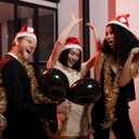 12/24/48/108pcs Santa Hats, Bulk Santa Hats for Adults and Little One, Red Classic Christmas Caps, Gorros De Navidad