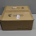 BISAMIYA Modern LED 12.6 Inch Semi Flush Mount Ceiling Light, Adjustable Angle Ceiling Light Fixture, Brass Accent, 3000K/Warm White/18W, for Hallway, Entryway, Kitchen (Brown)