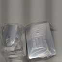 Shower Head Holder Strong Adhesive No Drilling Wall Mount Adjustable Handheld Showerhead Bracket for RV Kids Bathroom Shower,Fix Firmly and Use Conveniently (Silver, 2)