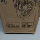 8" Upgraded Spoke Wheel Trailer Jack, Boat Jack, 1500 lbs,10" Lift