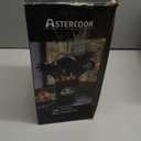 Astercook 39 PCS Kitchen Utensils Set, Silicone Cooking Utensil Sets with Wooden Handle, 446F Heat Resistant Food Grade Spatula Set, BPA Free Kitchen Gadgets Tools Set & Spoons for Nonstick Cookware (Black)