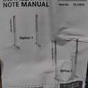 Rfiver Table Top TV Stand with Height Adjustable TV Legs, TV Stands Base with Cable Management for Most 37 to 86 Inch Flat or Curved TVs, Steel TV Feet Holds up to 150 lbs, Max VESA 800x600mm, Black