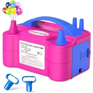 Chamvis Balloon Pump Electric, 110V 600W Balloon Pump Inflate, Air Pump for Balloons: Balloon Blower Machine for Fast and Easy Filling Balloons