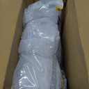 LMJP Crystal Cat Litter with Powerful Odor Control, Non-Clumping, Lasts Up to 4 Months, 17.2lb, Rapid Water Absorption, Unscented & Low Tracking Lightweight Blue & White Silica, 4 Pack of 4.3lb (Classic)