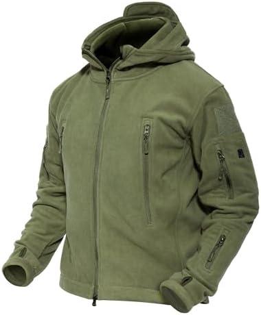 MAGCOMSEN Men's Military Tactical Jacket Warm Fleece Hoodies Sport Outdoor Winter Coats Windbreaker 11