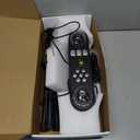 DJ Lights with Stand, 5 in 1 Party Bar Light Set with Rotating Ball, Strobe, UV, Colorful LED Par Light and Pattern, Sound Activated DJ Lighting System for Disco Stage Gig Band Wedding