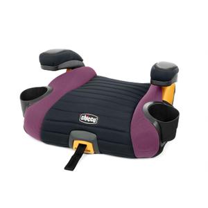 Chicco GoFit Plus Backless Booster Car Seat with Latch Attachment and Quick-Release Latch Removal, Travel Booster Seat for Car, Portable Car Booster Seat for Children 40-110 lbs., Vivaci/Pink, EXP: JAN/2034