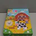 OCHIDO Busy Book for Toddlers 1-3, Montessori Toys for 1 Year Old Boy Girl, Farm Animal Busy Board Educational Learning Quiet Toddler Activity Book, Birthday for Toddlers