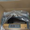 HOOBRO Side Table with Charging Station and USB Port, Small End Table for Small Space, 3-Tier Nightstand with Adjustable Shelf, for Living Room, Bedroom and Balcony, Rustic Brown BF112BZ01