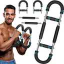 Twister Arm Trainer, Adjustable 40-100lbs Chest Workout Equipment, Chest Trainer for Men, Shoulder Muscle Training Fitness Equipment, Detachable Design Fitness Anywhere