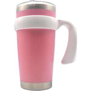 20 oz Tumbler Handle, Anti Slip Travel Mug Grip Cup Holder for Vacuum Insulated Tumblers, Suitable for Trail, Sic, Yeti Rambler, Ozark and More 20 Ounce Tumbler Mugs Attachment (White) 20 oz Tumbler Handle, Anti Slip Travel Mug Grip Cup Holder for Vacuum Insulated Tumblers, Suitable for Trail, Sic, Yeti Rambler, Ozark and More 20 Ounce Tumbler Mugs Attachment (White)