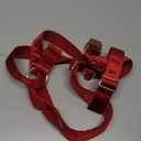 ARING PET Velvet Dog Halter Harness-Soft Heavy Duty Dog Halter Harness, Adjustable No Pull Red Velvet Dog Harness for Small Medium Large Dogs (Medium (Pack of 1))