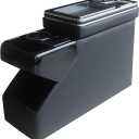 Center Console Between Seat for Minivans, SUVs, Middle Van Console Floor Console Organizer Storage Box with Locking