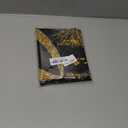 New Year Decorations  Black and Gold Happy New Year Banner, 71 x 43 Inches Large Hanging Backdrop with Ribbon for 2025 Celebration Party Supplies