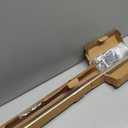Ivilon Drapery Window Curtain Rod - End Cap Style Design 1 Inch Pole. 48 to 86 Inch Color Warm Gold