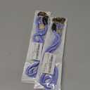 2 x Breakaway Lanyards for Keys ID Badges, Long Scrunchie Lanyard for Women, Teacher Neck Phone Keychain Lanyard (Lavender)