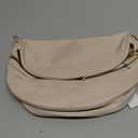 FEIBOON Spacious Nylon Crossbody Bag Bum Bag Handbags Wallets Purses Trendy Shoulder Bag for Women (beige)