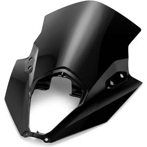 Huggkey Motorcycle Double Bubble Racing Windscreen For Ninja650/ER6F 20-26