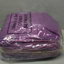 Oudain 2 Pieces Spa Massage Table Pad Soft Facial Bed and Headrest Cover Thickened Mattress with Face Hole for Massage Tables, Massage Table Not Included, 31.5 x 75 Inch (Purple)