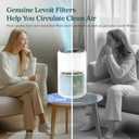 Levoit Core 300-P Air Purifier Genuine Replacement Filter, Core300S-P Filter, AHAM VERIFIDE, Supports HEPA Sleep Mode, High-Efficiency Activated Carbon, Removes Smoke Odor, Allergens,Core 300-RF,1Pack