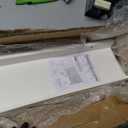 Floating Shelves Set of 2, Long Wall Shelf with Lip, 24in, White, 23.6 in