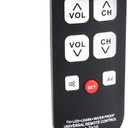 Big Button TV Remote Waterproof Control Remoto Universal para TV with Glow Keys for Seniors with Learning Functions Easy to Use and Set Up for Smart TV & Cable Box Controller