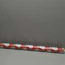 American Greetings Jumbo Reversible Christmas Wrapping Paper Roll, Red and White Holiday Gift Wrap, 175 Sq. Ft., 1 Extra Large Roll-30 In. x 70 Ft., Plaid and Snowmen